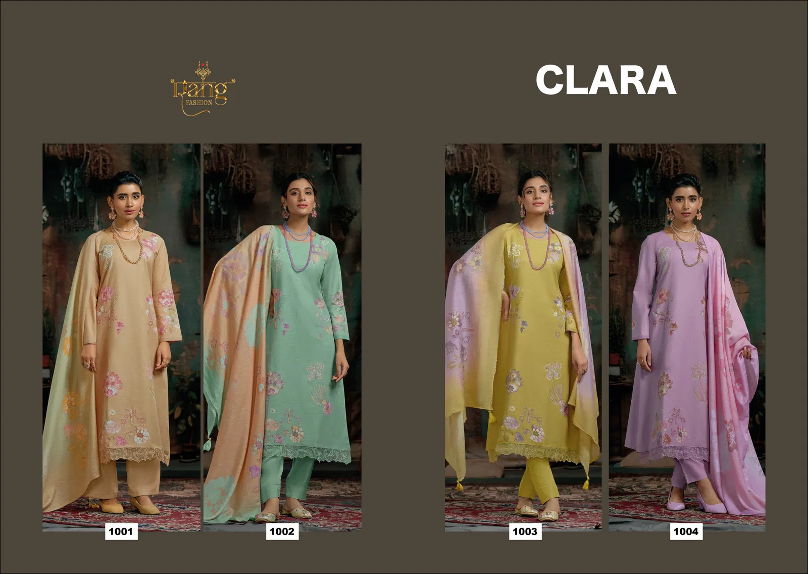 Clara By Rang Viscose Printed Designer Salwar Kameez Suppliers In India